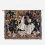 Bat Woven Tapestry Throw Blanket – Retro Wall Art, Unique Room Decor, Perfect Gift - Image 2