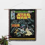 Star Comic Cover Woven Tapestry Throw Blanket – Bright Wall Rug, Cozy Room Decor, Perfect Gift - Image 2