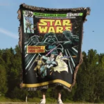 Star Comic Cover Woven Tapestry Throw Blanket – Bright Wall Rug, Cozy Room Decor, Perfect Gift - Image 4