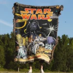 Star Comic Cover Woven Tapestry Throw Blanket – Fun Wall Art, Cool Room Decor, Collectible Accent - Image 4