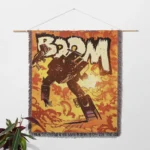 Trans Robot Woven Tapestry Throw Blanket – Fun Wall Rug, Stylish Room Decor, Perfect Gift - Image 2