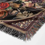 Bat Woven Tapestry Throw Blanket – Retro Wall Art, Unique Room Decor, Perfect Gift - Image 6
