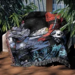 Trans Robot Woven Tapestry Throw Blanket – Fun Wall Rug, Cozy Room Decor, Perfect Gift - Image 3