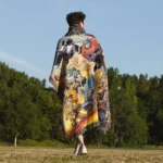 Trans Robot Woven Tapestry Throw Blanket – Stylish Wall Art, Unique Room Decor, Collectible Merch - Image 5