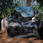 Bat Woven Tapestry Throw Blanket – Stylish Wall Rug, Cozy Room Decor, Collectible Merch - Image 3