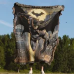 Bat Woven Tapestry Throw Blanket – Fun Wall Art, Cool Room Decor, Collectible Accent - Image 4