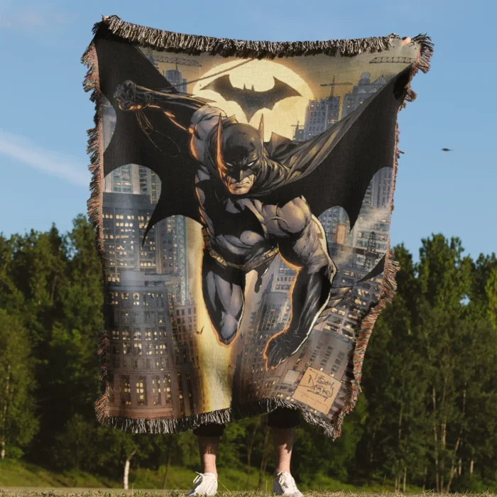 Bat Woven Tapestry Throw Blanket – Fun Wall Art, Cool Room Decor, Collectible Accent - Image 4