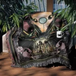 Bat Woven Tapestry Throw Blanket – Retro Wall Art, Cozy Room Decor, Collectible Accent - Image 3