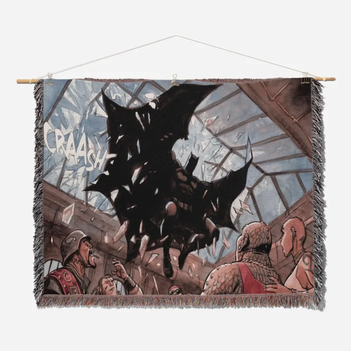 Bat Woven Tapestry Throw Blanket – Stylish Wall Rug, Fun Room Decor, Perfect Gift - Image 2