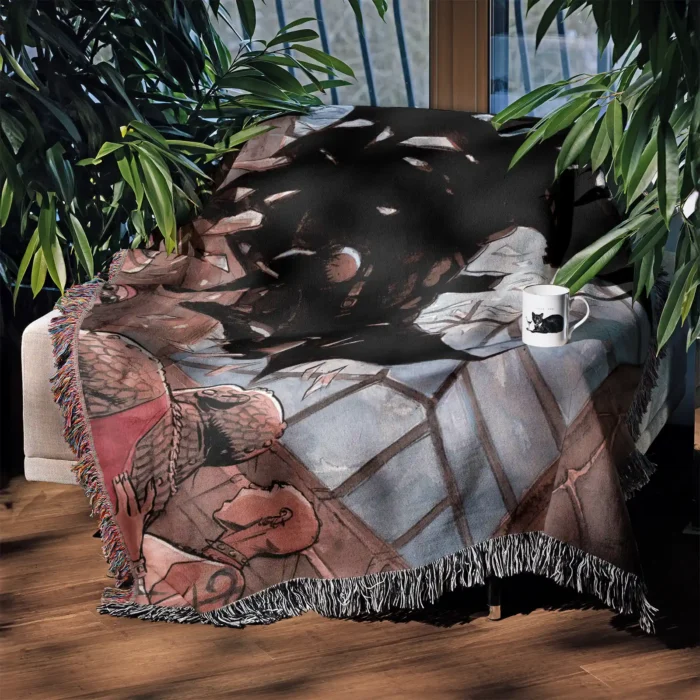 Bat Woven Tapestry Throw Blanket – Stylish Wall Rug, Fun Room Decor, Perfect Gift - Image 4