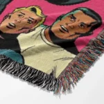 Panther Woven Tapestry Throw Blanket – Unique Wall Art, Bright Room Decor, Collectible Merch - Image 6