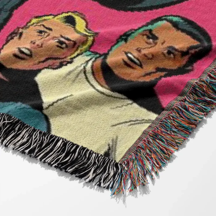 Panther Woven Tapestry Throw Blanket – Unique Wall Art, Bright Room Decor, Collectible Merch - Image 6