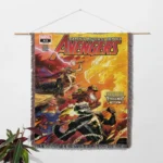Avenger Comic Cover 2018 #43 Woven Tapestry Throw Blanket – Stylish Wall Rug, Cozy Room Decor, Perfect Gift - Image 2