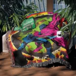 Panther Comic Cover Woven Tapestry Throw Blanket – Retro Wall Rug, Cool Room Decor, Perfect Gift - Image 3