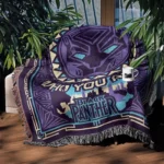 Panther Woven Tapestry Throw Blanket – Fun Wall Art, Cozy Room Decor, Collectible Accent - Image 3