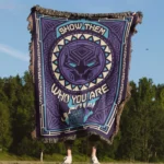 Panther Woven Tapestry Throw Blanket – Fun Wall Art, Cozy Room Decor, Collectible Accent - Image 4