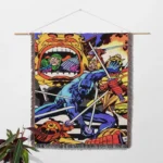 Panther Comic Cover Woven Tapestry Throw Blanket – Stylish Wall Rug, Unique Room Decor, Perfect Gift - Image 2