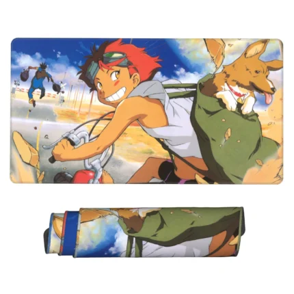 This Edward mouse pad is a cool anime desk mat, perfect for gaming setups, otaku bedrooms, or fan collections. A great gift for anime lovers.