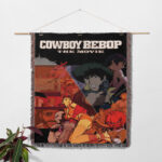 Cowboy Anime Woven Tapestry Throw Blanket – Unique Wall Art, Room & Home Decor, Cozy Accent - Image 2