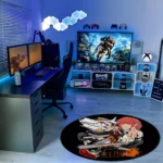 CSM Round Rug – Cool Rug for Gaming Room or Fan Room Decor - Image 4