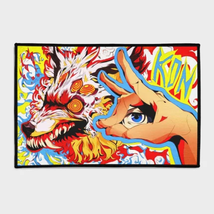 For *Chainsaw Man* fans, this Aki Hayakawa rug adds a stylish and dramatic touch to your game room or manga bedroom. It’s perfect for showcasing your fandom in a unique way.