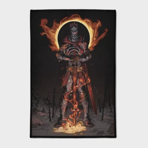 For *Soulsborne* fans, this area rug is the perfect addition to your otaku bedroom. It brings the epic and haunting world of *Dark Souls* into your space, adding a powerful touch to your decor.
