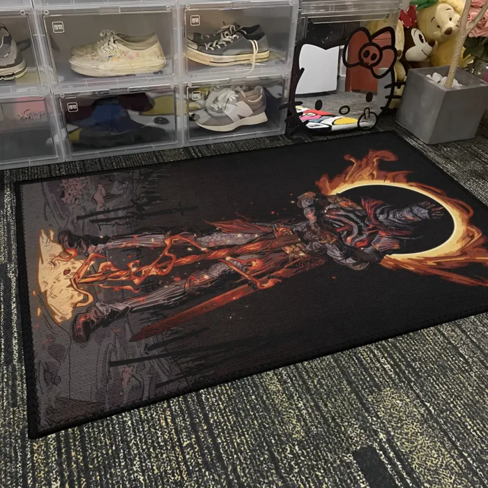 Souls Area Rug – Epic Floor Mat for Otaku Bedroom or Soulsborne Fans - Image 2