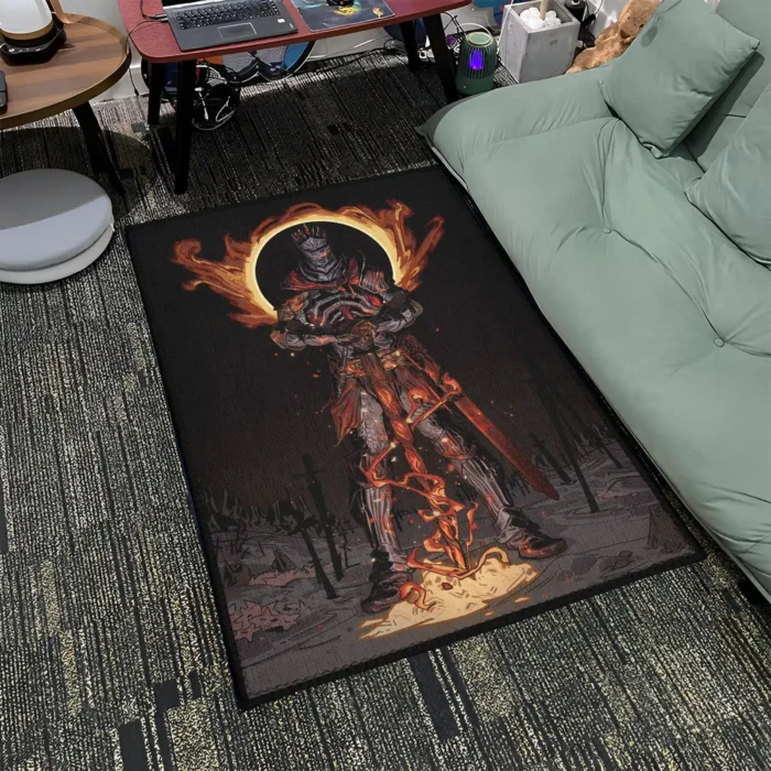 Souls Area Rug – Epic Floor Mat for Otaku Bedroom or Soulsborne Fans - Image 4
