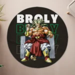 Broly Round Rug – Epic Rug for Gaming Room or Gift for Fans - Image 4
