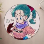 Bulma Round Rug – Cute Rug for Girls Room or Collector Display Setup - Image 4