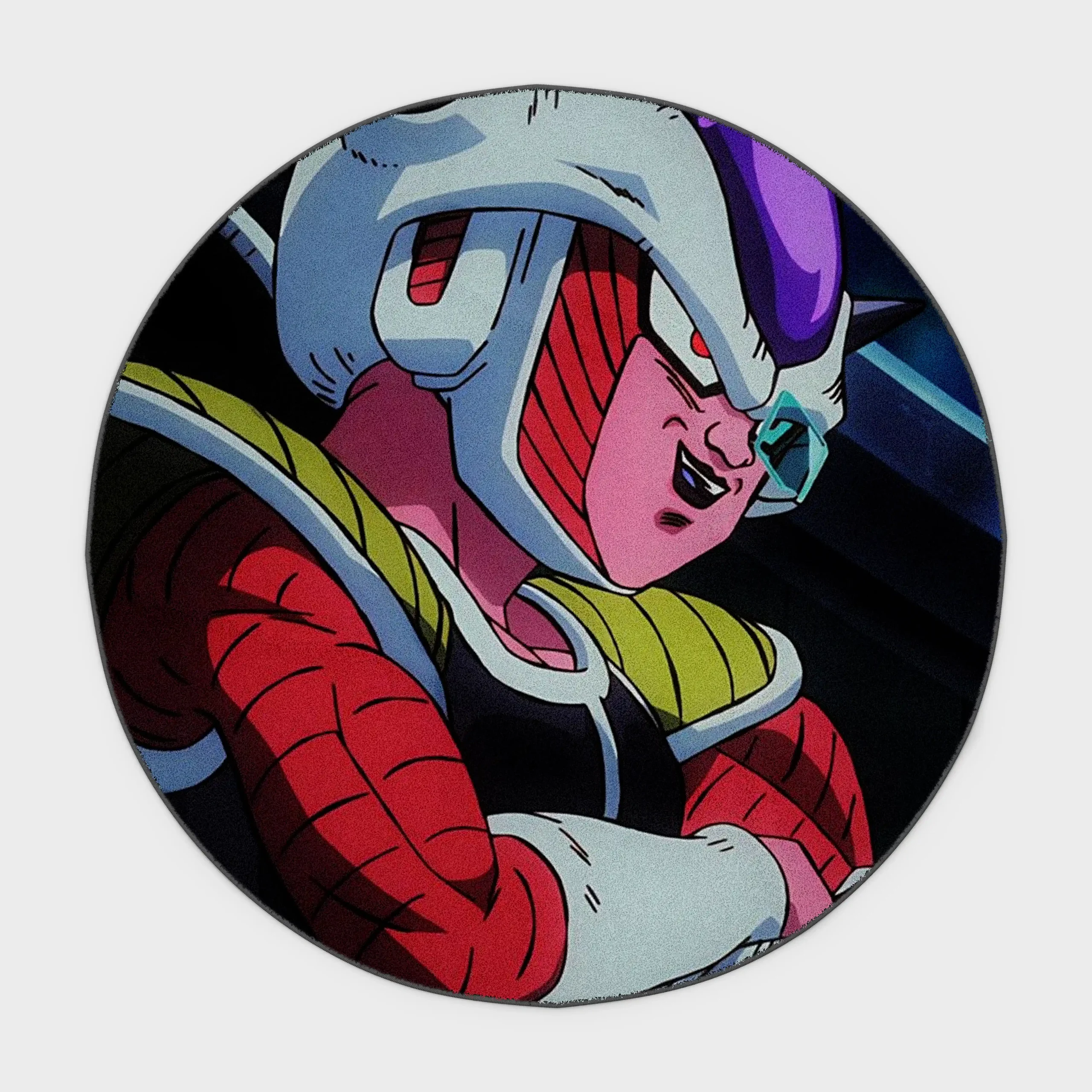 db-frieza-round-rug-1-scaled Bring the legendary *Frieza* into your space with this unique round rug. Ideal for boys' rooms or fan room decor, it adds a powerful and stylish touch to any fan's space.