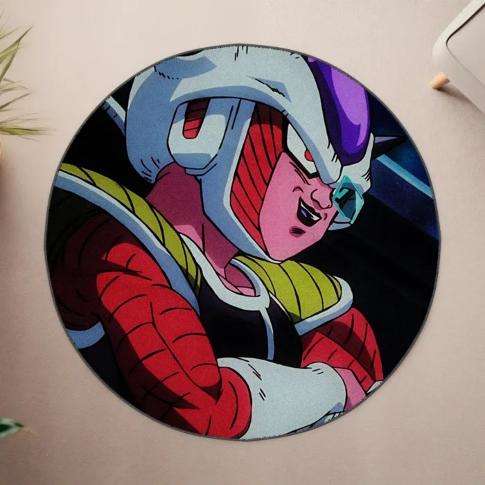 Frieza Round Rug – Unique Floor Mat for Boys Room or Fan Room Decor - Image 4