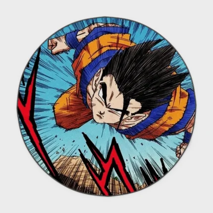 For *Dragon Ball* fans, this Gohan round rug adds a stylish touch to your gift display or otaku room. It’s a perfect way to bring the character’s strength and style to life in your space.
