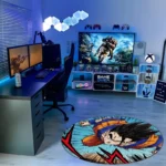 Gohan Round Rug – Stylish Floor Mat for Gift Display or Otaku Room - Image 3