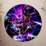 Goku Black Zamasu Round Rug – Epic Carpet for Game Room or Collector Display - Image 4
