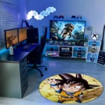 Goku Child Round Rug – Cute Rug for Kids Room or Cozy Room Decor - Image 3