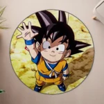 Goku Child Round Rug – Cute Rug for Kids Room or Cozy Room Decor - Image 4