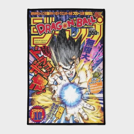 This Goku comic cover rug is the perfect gift for *Dragon Ball* fans. It brings the iconic Saiyan's energy into your space while adding a cool, dynamic vibe to your decor.