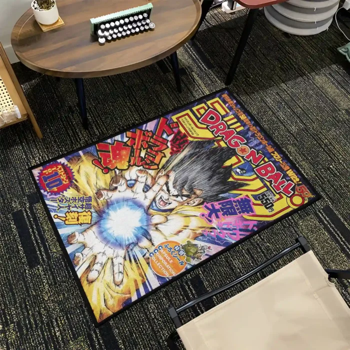 DB Goku Comic Cover Rug – Cool Carpet, Perfect Gift for Fans - Image 2