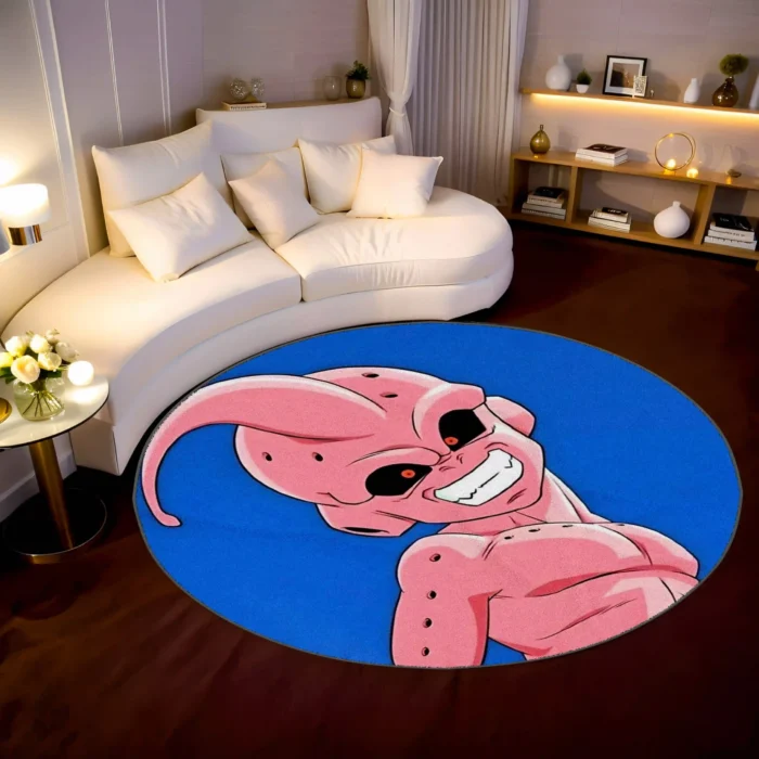 Majin Round Rug – Epic Floor Mat, Great Gift for Fans or Room Setup - Image 2
