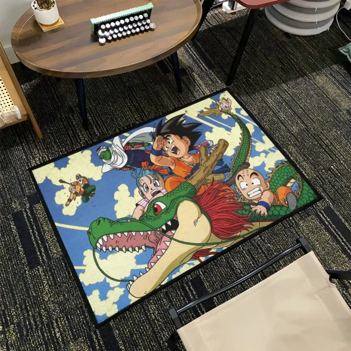 DB Anime Art Area Rug – Cool Anime Carpet for Gaming Room Decor or Fan Gift - Image 2