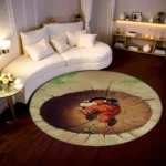 Yamcha Round Rug – Fun Carpet for Boys Room or Gift Display - Image 2