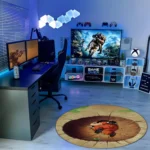 Yamcha Round Rug – Fun Carpet for Boys Room or Gift Display - Image 3