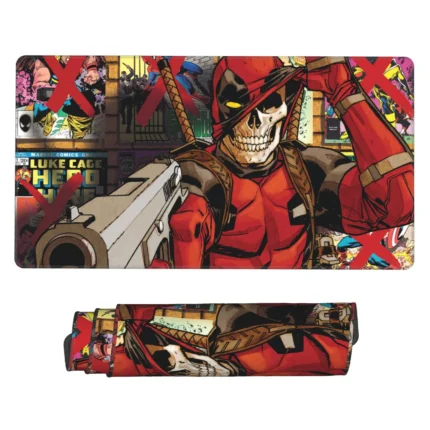 This Deadpool mouse pad is a cool anti-hero-themed desk mat, perfect for gaming rooms, otaku setups, or collector displays. A fun gift for Marvel fans.