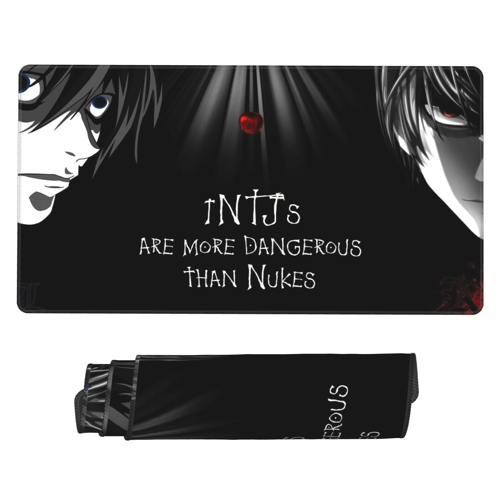 death-note-mouse-pad-1 This Death Note mouse pad is a stylish anime desk mat, perfect for gaming setups, otaku bedrooms, or fan collections. A great gift for Death Note lovers.