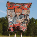 Death Anime Woven Tapestry Throw Blanket – Stylish Wall Art, Room & Home Decor, Perfect Gift - Image 4