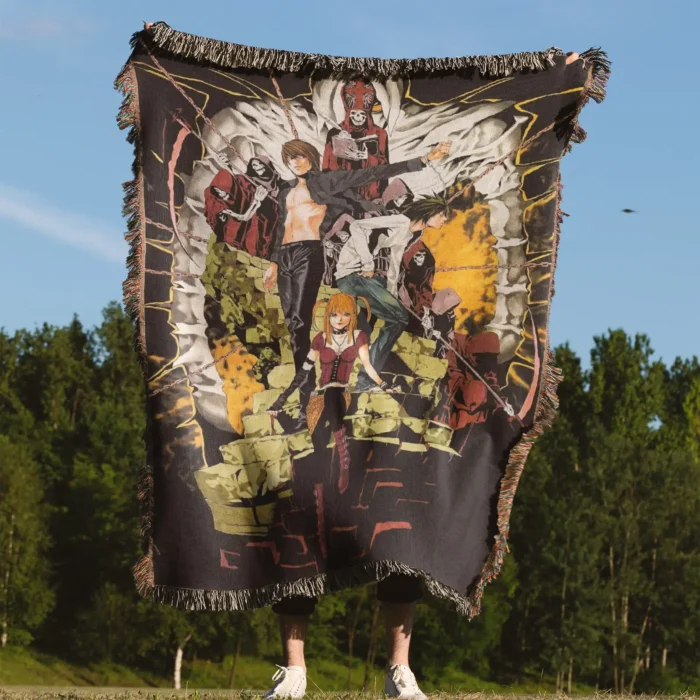 Death Woven Tapestry Throw Blanket – Cozy Throw, Room & Home Decor, Striking Accent - Image 4