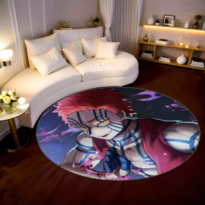 Akaza Round Rug – Stylish Rug for Gaming Setup or Collector Decor - Image 2