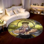 Gyomei Round Rug – Epic Floor Mat for Otaku Room or Fan Gift - Image 2