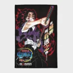 For *Demon Slayer* fans, this Kokushibo rug adds a cool and dark vibe to your game room or as a gift for collectors. It brings the menacing character to life in your space.